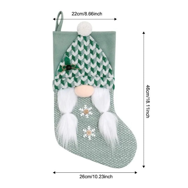 Joulusukka tonttu, 46 cm – tonttu ruudullinen jalka