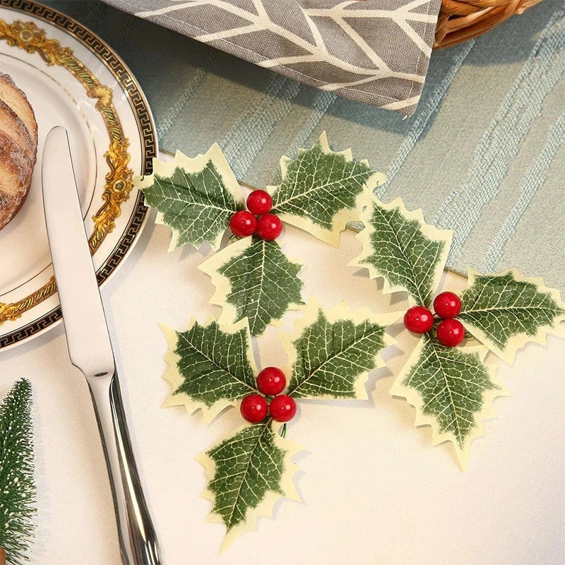Julkristuspalmu lehdet ja marjat