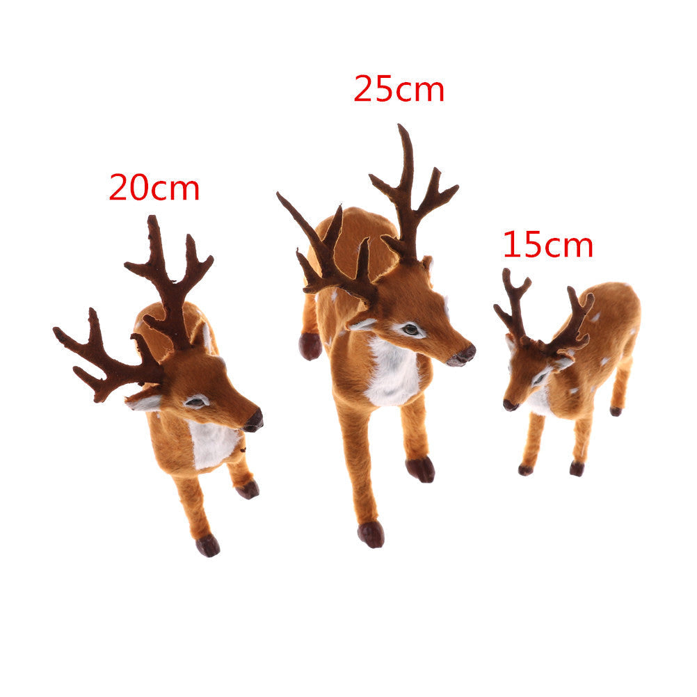 Realistinen porofiguuri keinonahasta, 15 cm