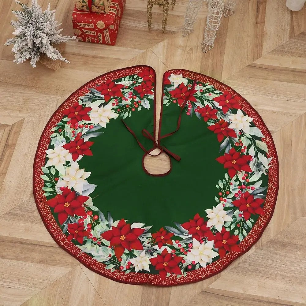Monikäyttöinen joulukuusenalusmatto, pyöreä 90 cm, uudelleenkäytettävä näkymä 7